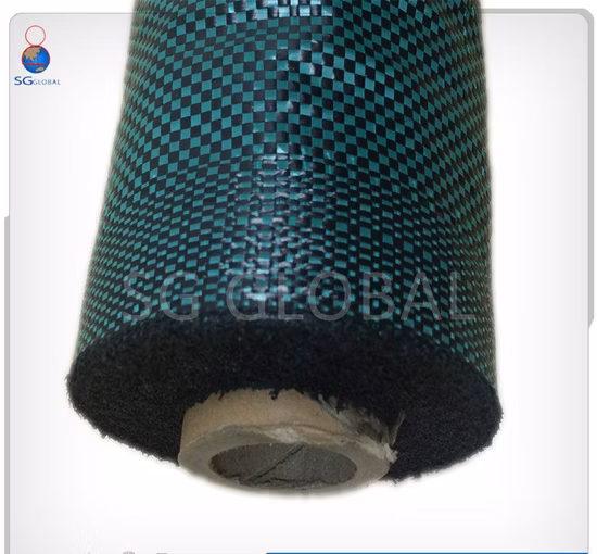 Clôture à limon tissée noire et verte 90GSM