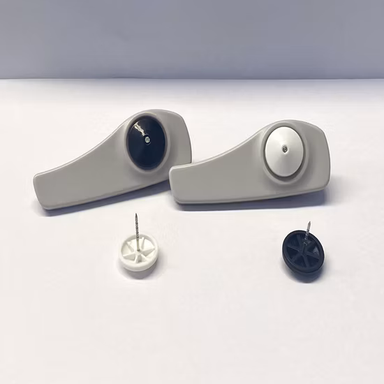 EAS – goupille de verrouillage de sécurité pour magasin de détail, goupille en acier, dôme en plastique, pour étiquette de vêtements