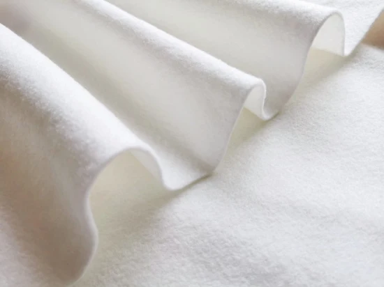 Fr Viscose blanche aiguilletée non tissée pour matelas, tissu d'entoilage, test ignifuge 1633, largeur 86/92 pouces