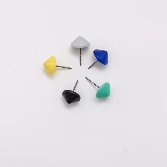 Goupille de sécurité pour vêtements EAS, goupille en plastique pour étiquette de magasin de détail, prix d'usine, goupille d'étiquette plate en acier pour la sécurité des vêtements durs